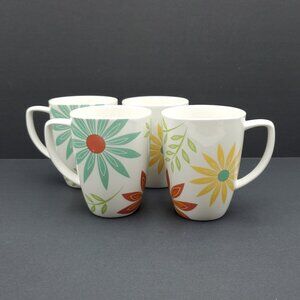 Corelle Coordinates Porcelain Happy Days Mugs Floral Mugs